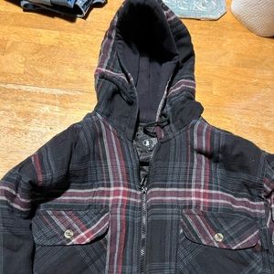 Bay Trading Co Hooded Jacket Flannel